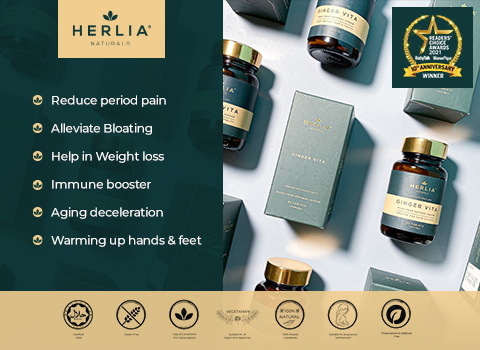 Herlia® Naturals Ginger Vita: For the unique health needs of women!