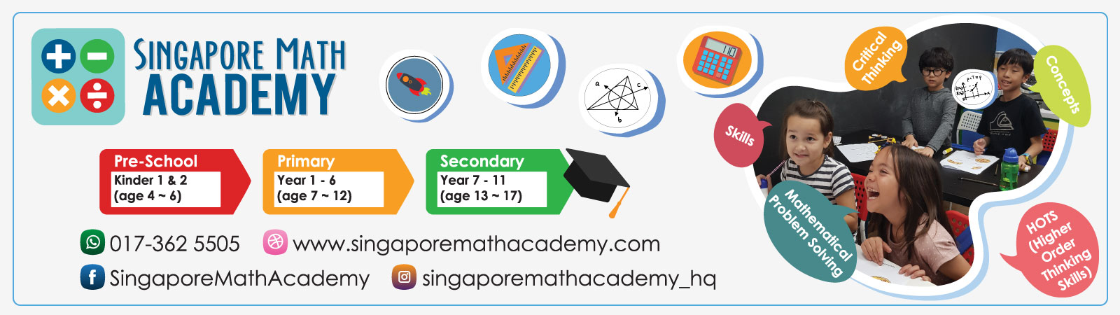 Help Them Build Better Problem-solving Skills with Singapore Math Academy