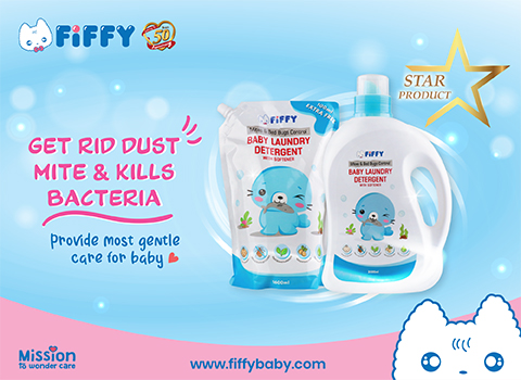 A gift of assurance from Fiffy Baby Laundry Detergent