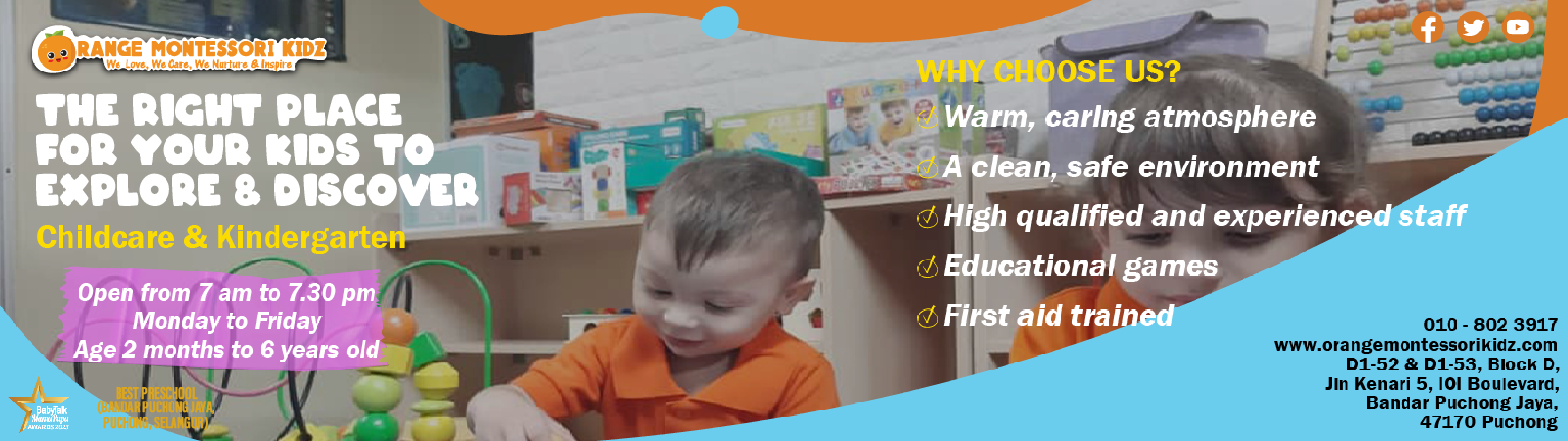 Orange Montessori Kidz – Where Care and Learning Flourish