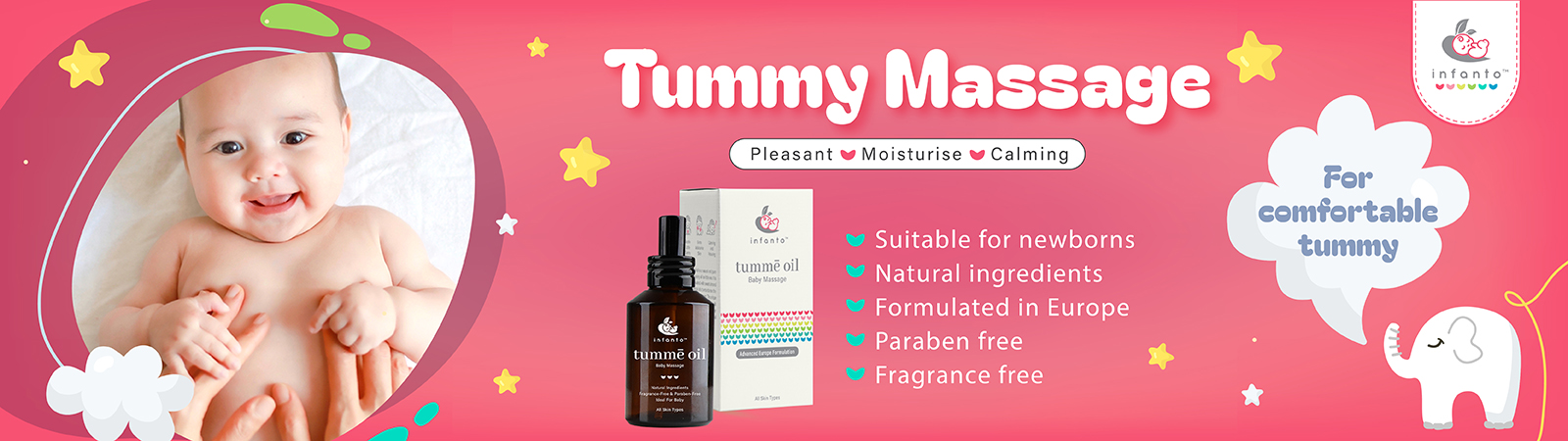 Infanto Tumme Oil Baby Massage